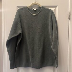 Geoffrey Beene Olive V-Neck Sweater